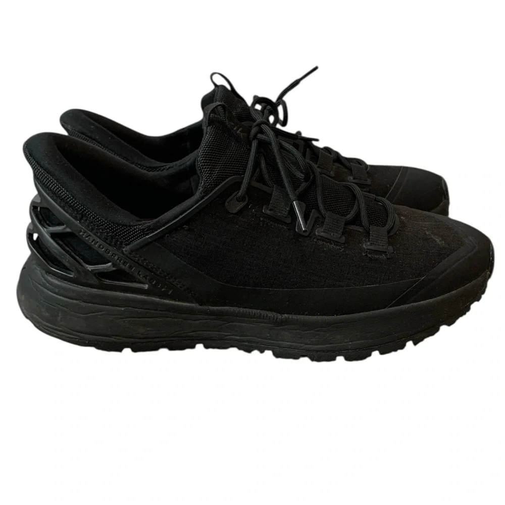 Kizik black knit walking shoes Mens size 10 women’s size 11.5 slip on comfort‎
